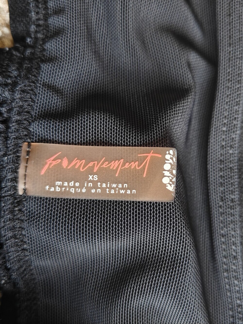 Free People Movement Ticket To Paradise Blue Black Sports Bra Size XS - Picture 3 of 3
